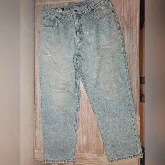Lands' End Denim - Vintage distressed mom jeans